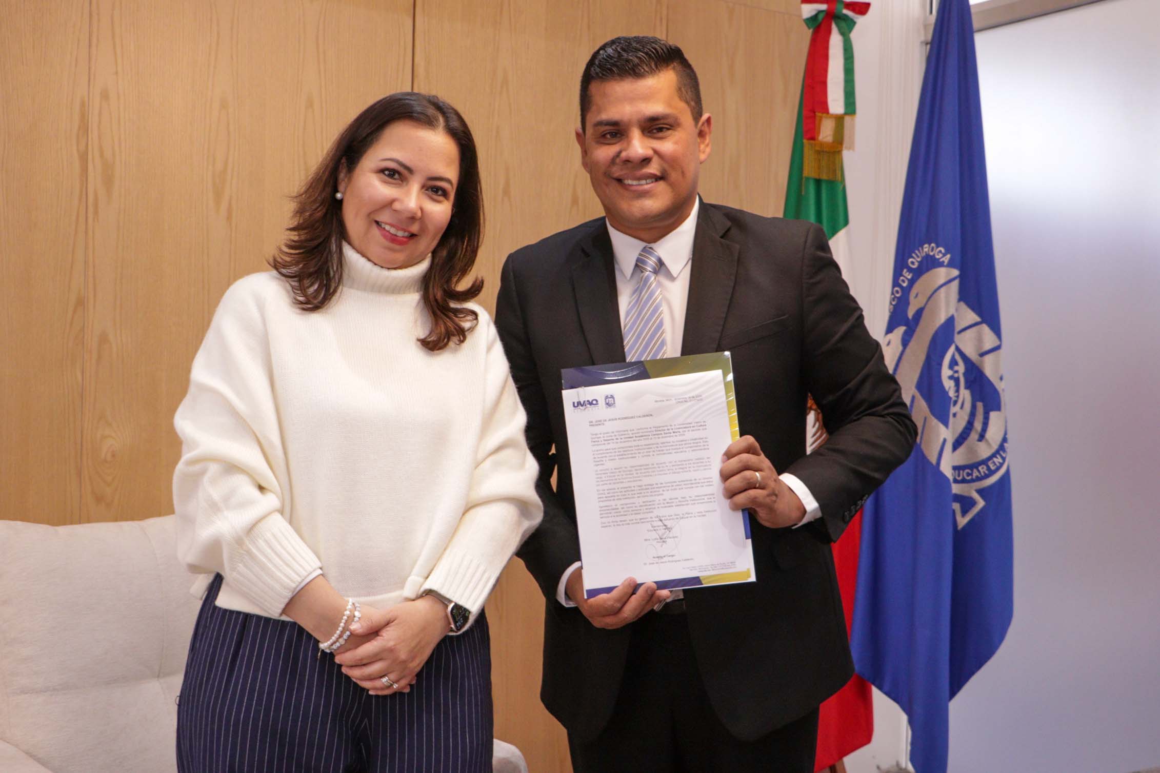 El Dr. Jesús Rodríguez es ratificado como Director de la Licenciatura en Cultura Física y Deporte de la UVAQ