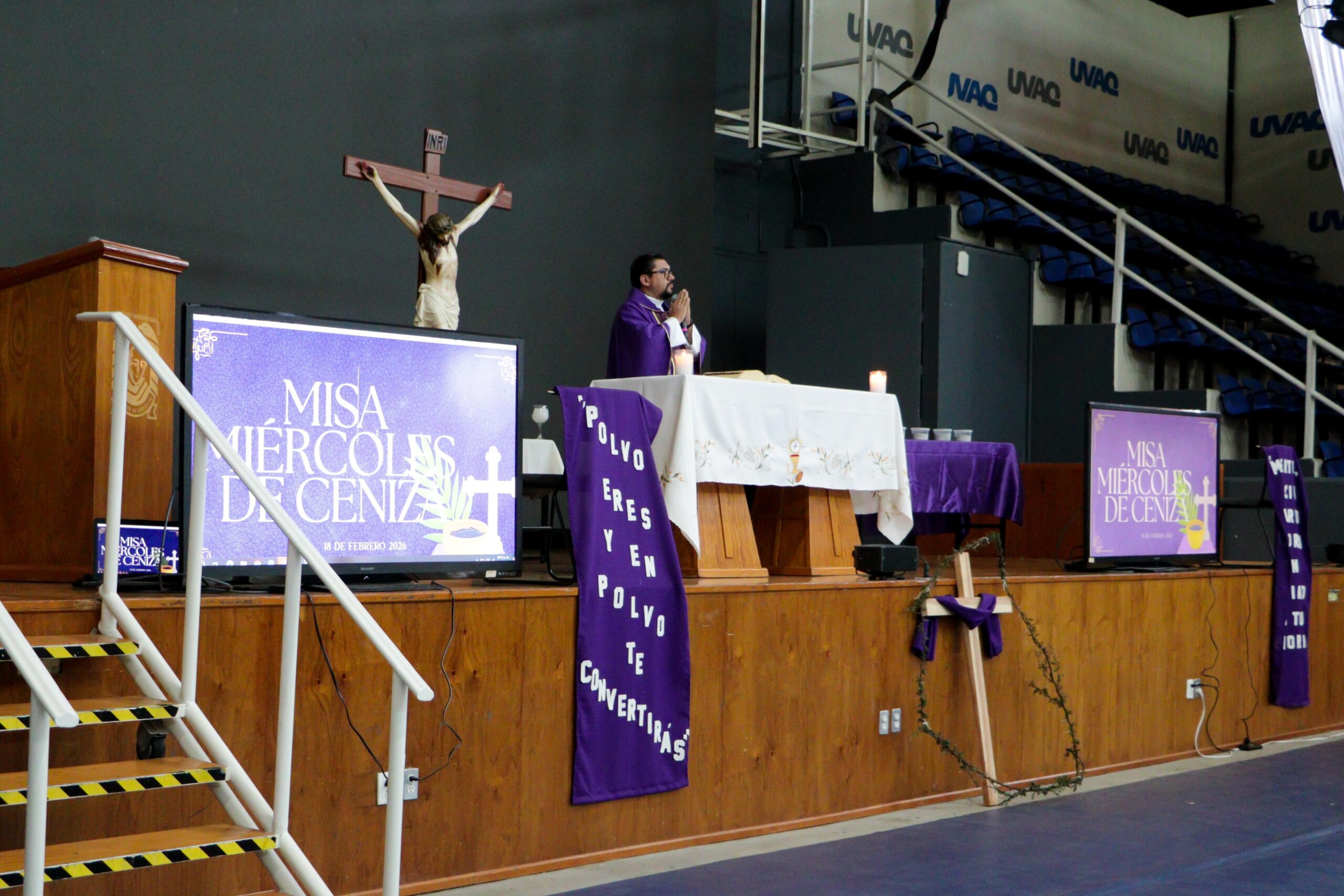 El Miércoles de Ceniza es un llamado a la conversión, explica Capellán de la UVAQ