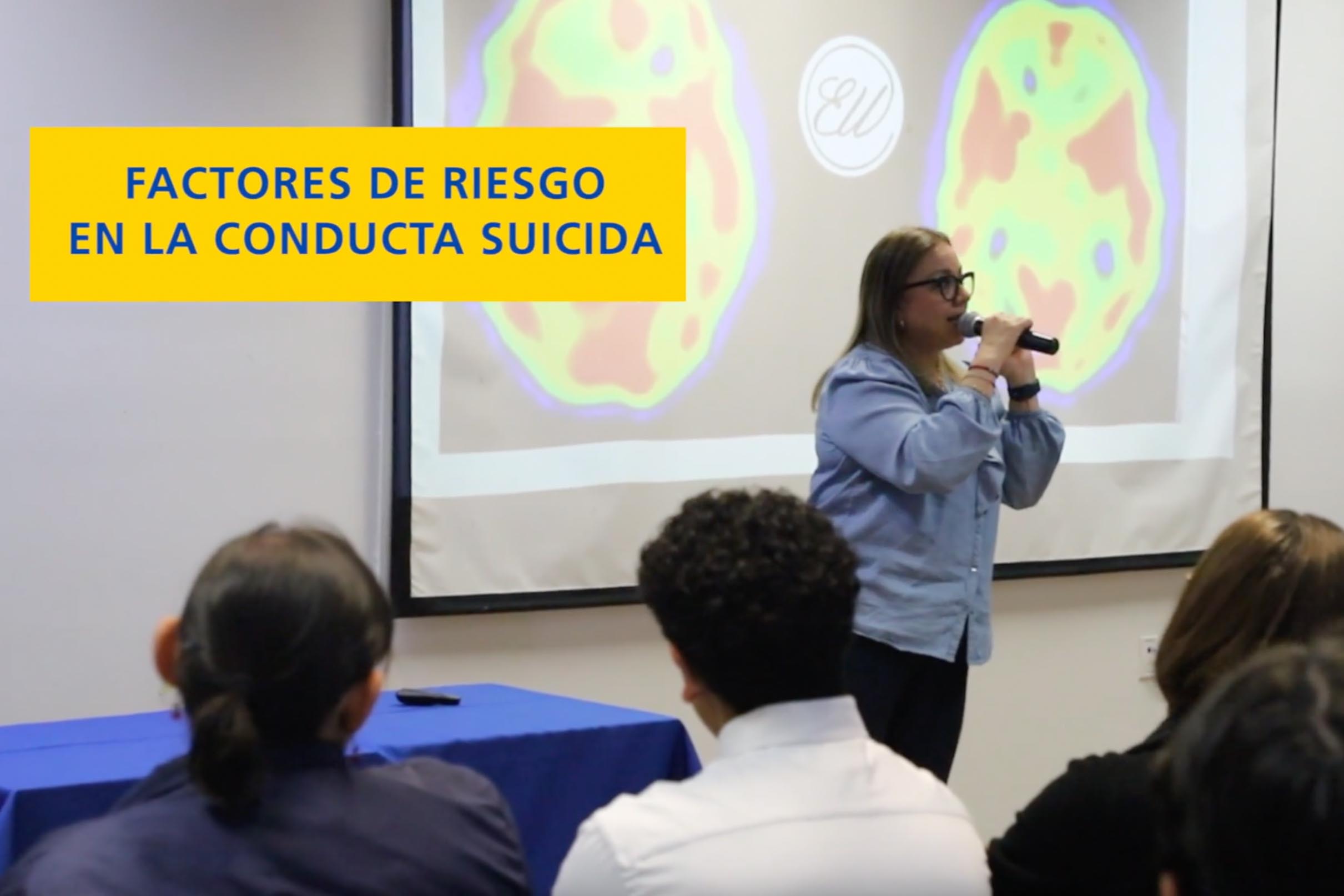 El riesgo del suicidio es multifactorial, explica Psicóloga